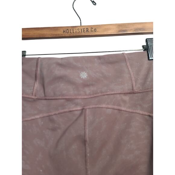 Athleta Rainier Printed Tight Mauve Pink Size S - Picture 4 of 8